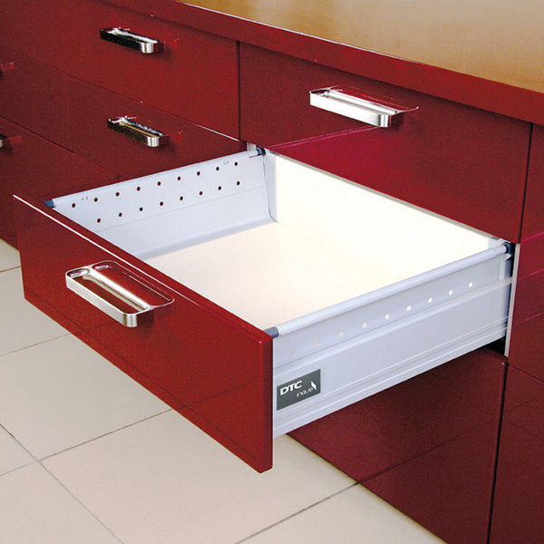 Round Drawer Rails EVA Drawer System Round Railing - Inque Solution LLP.